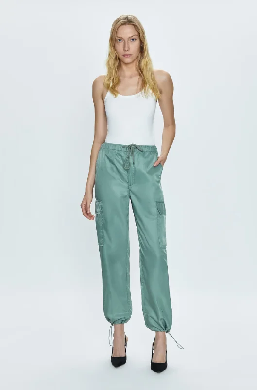 JADE LIGHTWEIGHT CARGO TROUSER Wide Leg Loose Fit Mid Waist