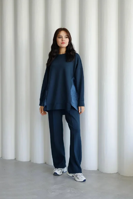 sweater NX 2055 Herringbone Houndstooth Plaid