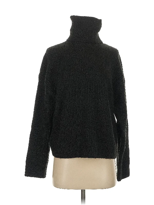 Turtleneck Sweater Sequined Glittery Shiny