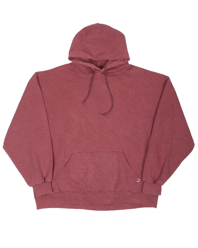 Russell Hoodie Hoodie with Exposed Zipper Edgy Industrial