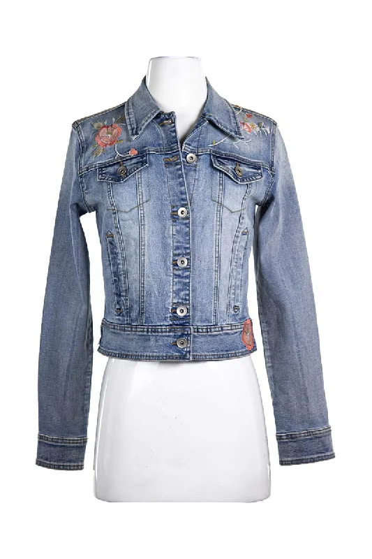 Tribal Jeans Jacket Insulated Jacket Fitted Jacket Loose Jacket
