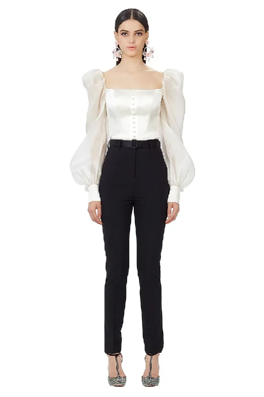 High Waisted Trousers in Black Trousers Bestseller Popular
