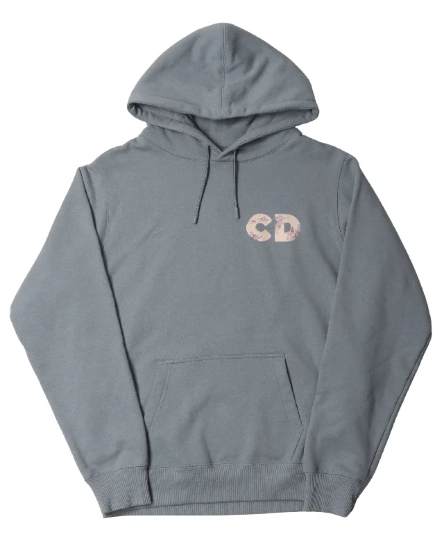 Daniel Arsham Concrete Logo Hoodie Hoodie with Hidden Zipper Minimalist Clean
