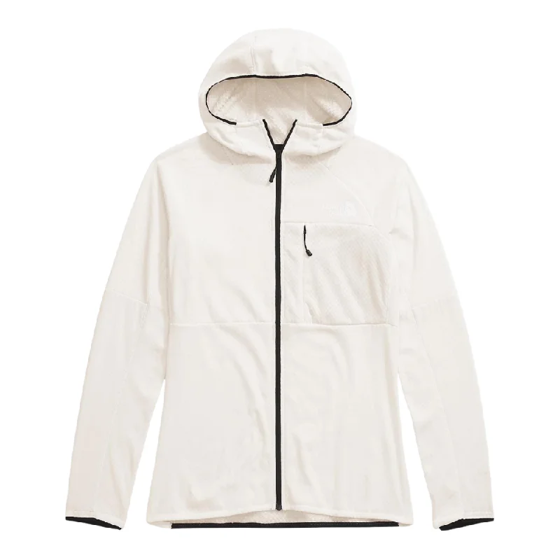 The North Face W Summit Futurefleece Full-Zip Hoodie Hoodie with Hem Raw Edge Edgy Unfinished