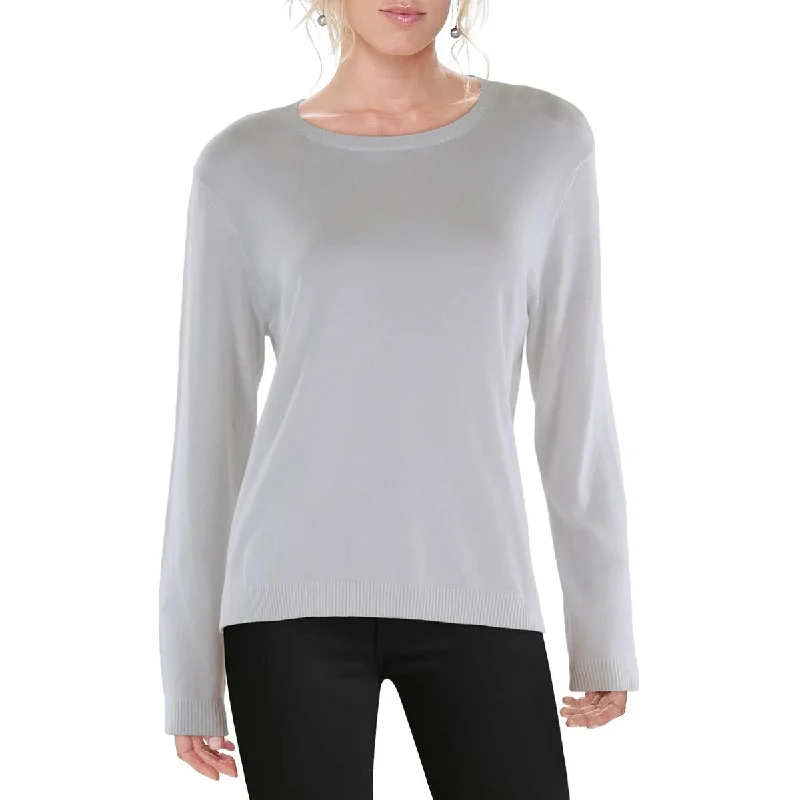 Womens Crewneck Long Sleeve Pullover Sweater Cashmere Luxurious Pullover