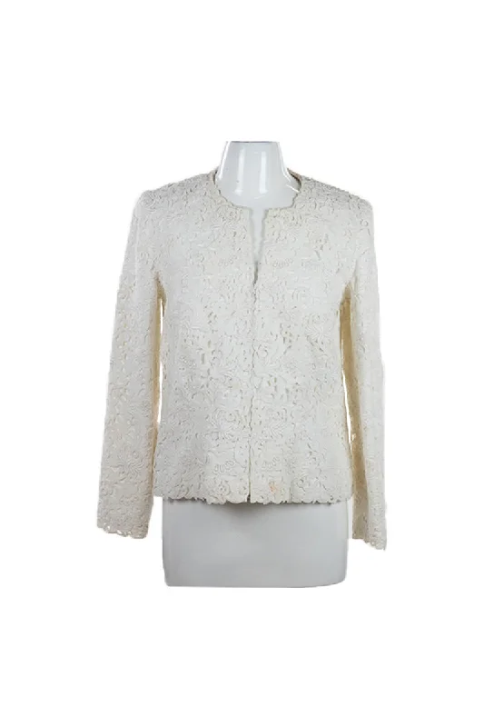 White Floral Lace Jacket Mesh Jacket Canvas Jacket Denim Jacket