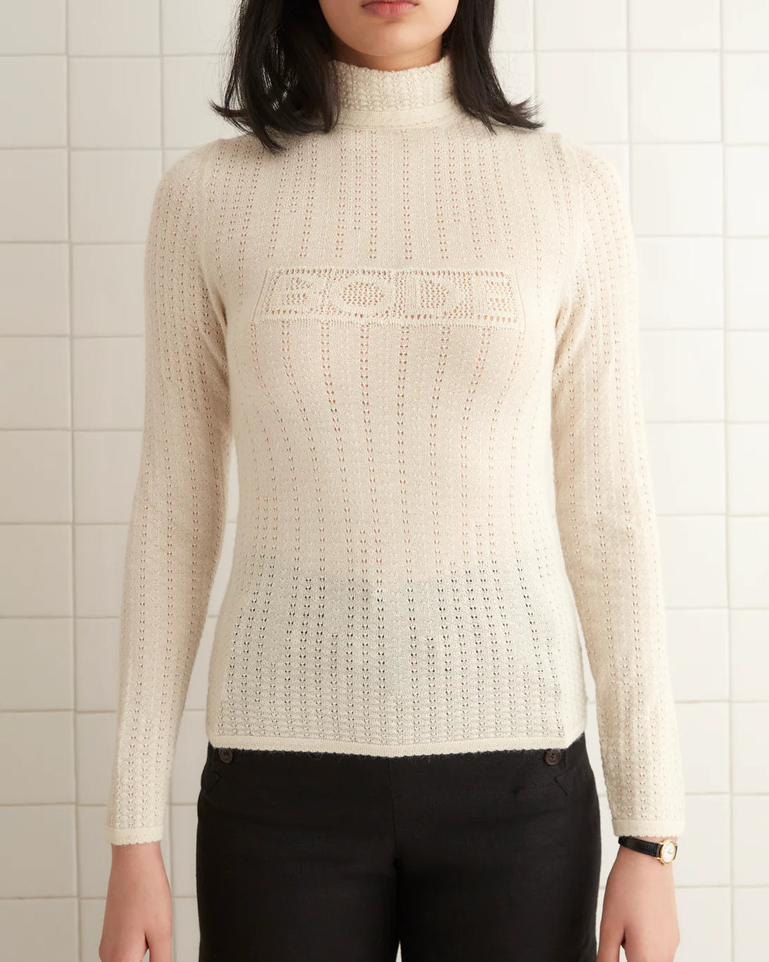 Bode | Louise Pullover | Cream Over Sleeve Pullover