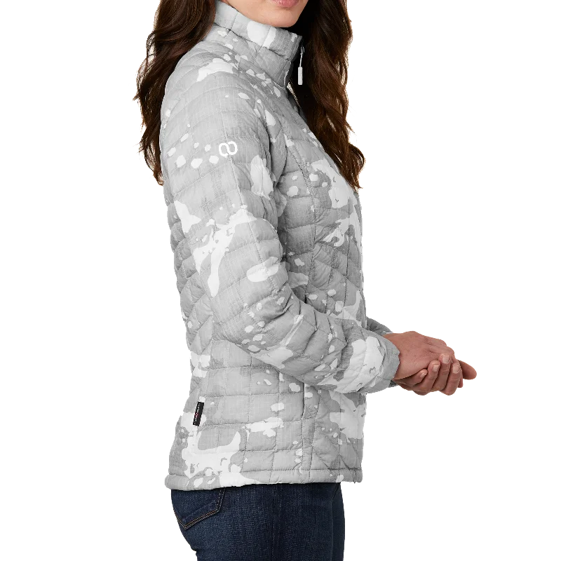 TNF White Woodchip Print
