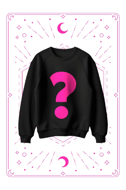 Hidden Messages Crewneck Sweatshirt Hoodie with V-Neck Classic Versatile