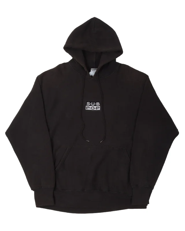 Lee Sub-Pop Hoodie Hoodie with Side Slits Relaxed Casual