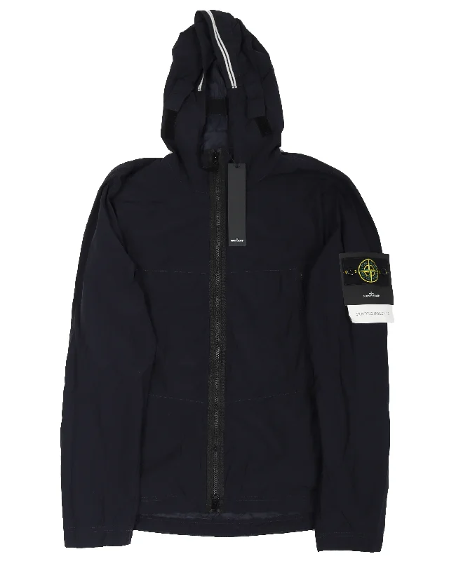 Hooded Jacket Hoodie Zip-Up Jacket Button-Up Jacket