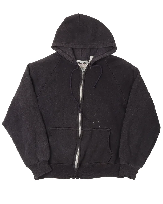 Thermal Zip Up Hoodie Hoodie with Logo Branding Identity