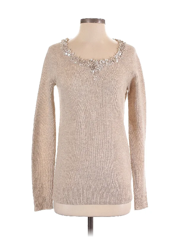 Wool Pullover Sweater Batwing Sleeve Top