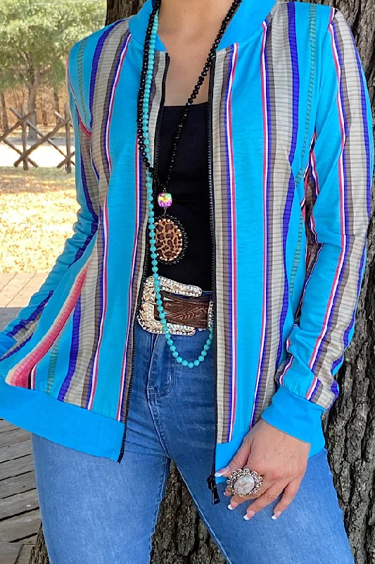 GJQ9433 Multicolor serape zipper jacket Plaid Jacket Tartan Jacket Houndstooth Jacket