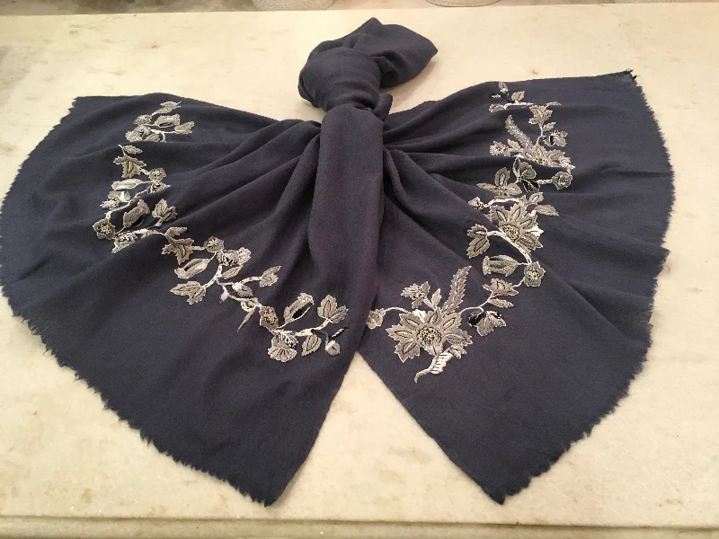 Saville Wool Shawl Comfortable Plaid Shawl Wrap