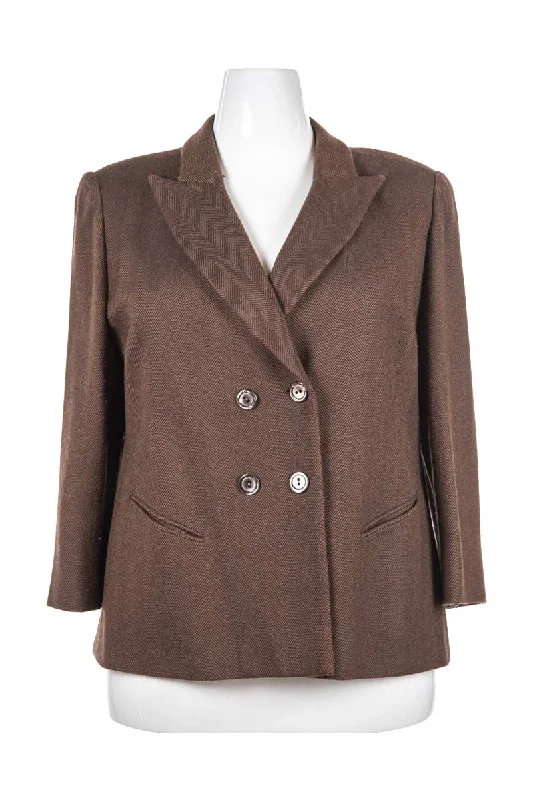 Vintage 1980s Giorgio Vannini Jacket Notch Collar Jacket Peter Pan Collar Jacket Cowl Neck Jacket