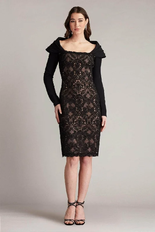 Tadashi Shoji CGC24684M - Shawl Style Cocktail Dress Elegant Silk Shawl Wrap