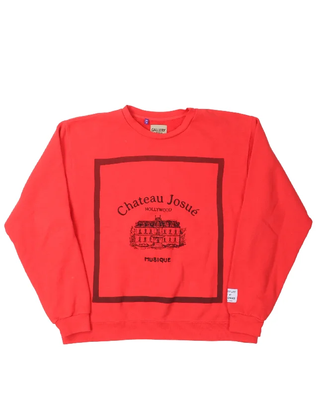 Musique Crewneck Sweatshirt Hoodie with Hem Drawcord Adjustable Customizable