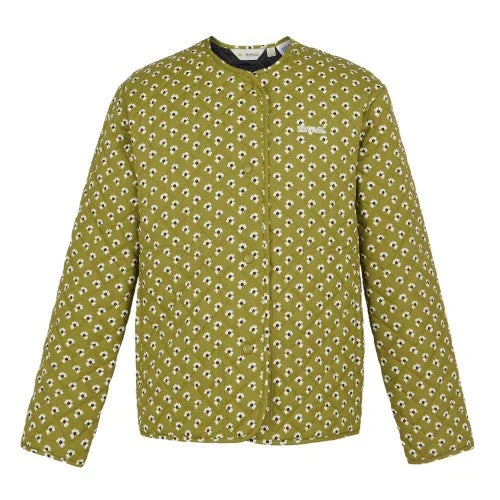 Regatta Womens/Ladies Orla Kiely Daisy Quilted Jacket Rayon Fabric Velvet Fabric Corduroy Fabric