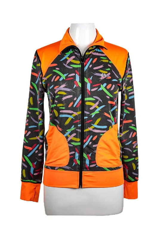Yoshion Track Jacket Satin Jacket Silk Jacket Chiffon Jacket