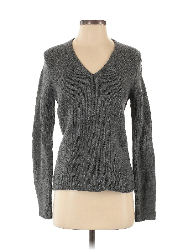 Wool Pullover Sweater V-Neck Stylish Pullover