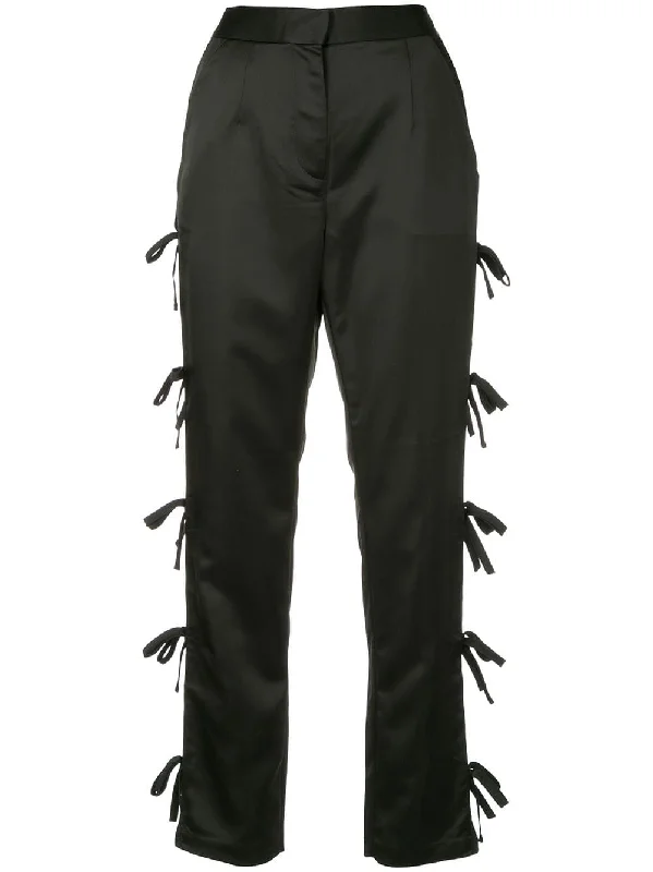 bow tie straight trousers Trousers Brand Named