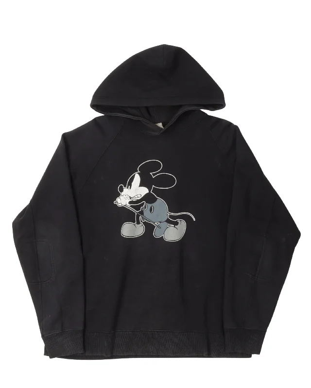 Mickey Mouse Hoodie Hoodie with Hem Patch Decorative Personalized