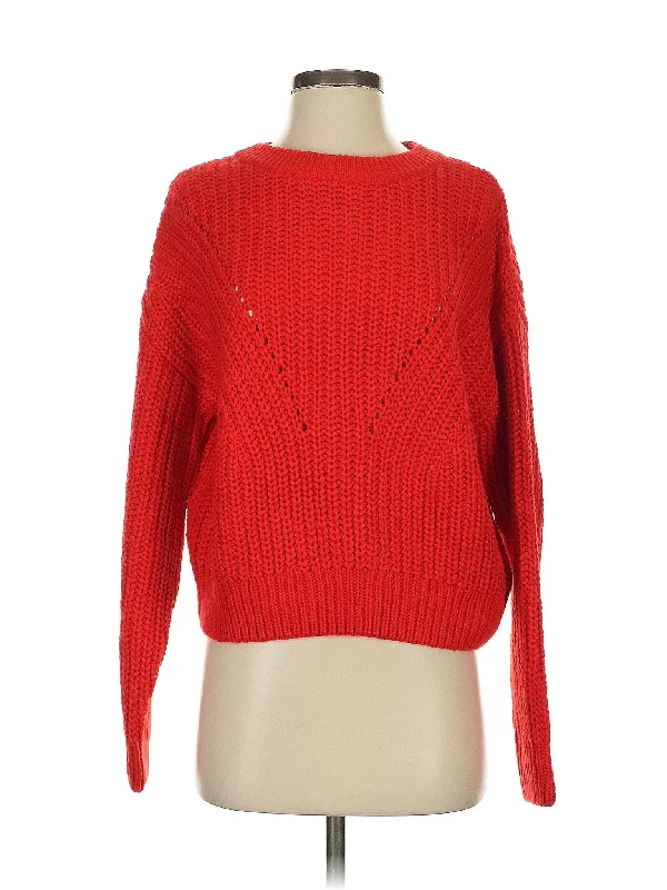 Pullover Sweater Asymmetrical Neck Pullover