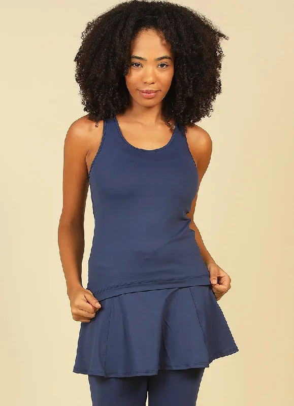 Smash Tank (Dark Navy) basic tank top