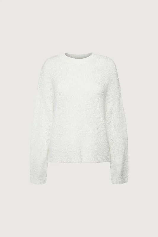 CREWNECK SWEATER Transparent Opaque Sheer