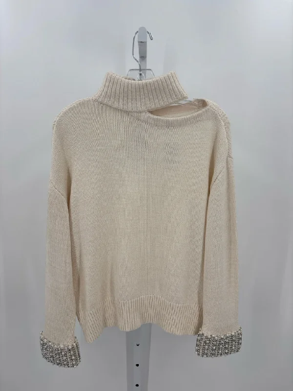 Alice & Olivia Sweaters (Pre-owned) Turtle Neck Boat Neck Asymmetrical Neck