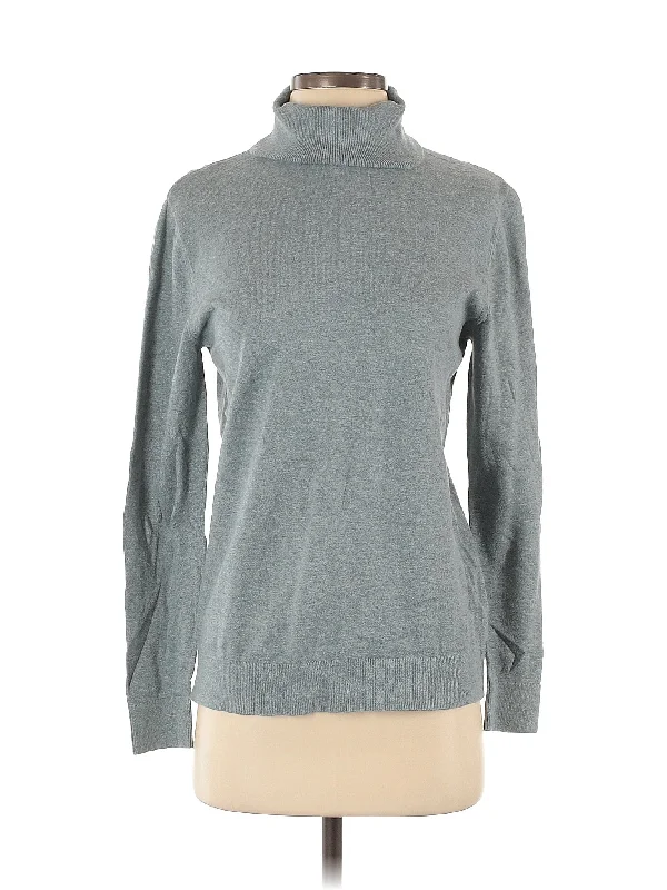 Turtleneck Sweater Ribbed Striped Patterned