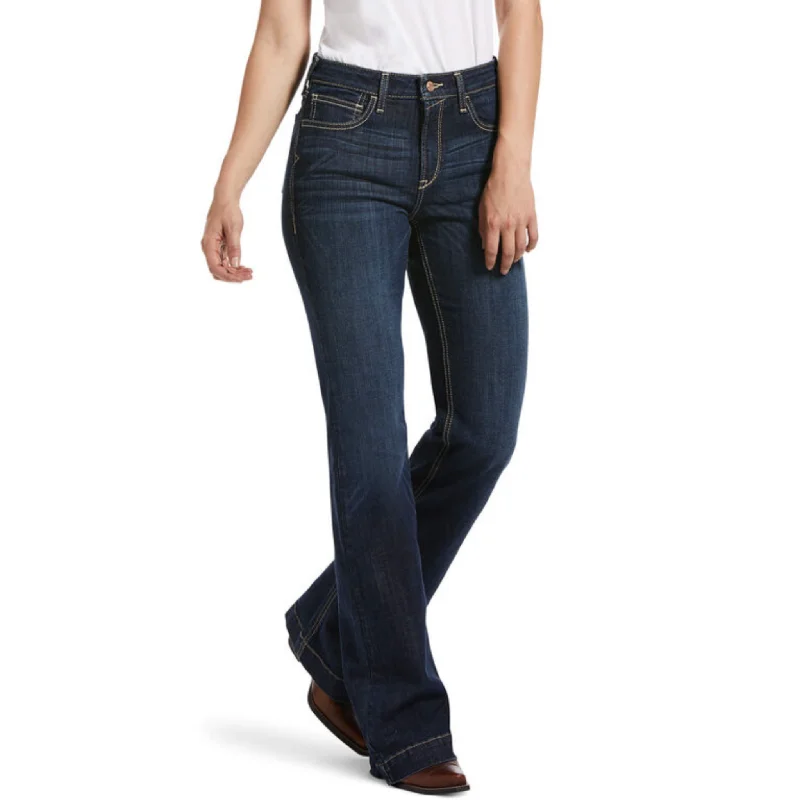 ARIAT WOMEN'S SLIM TROUSER ELLA WIDE LEG JEAN- 10032550 Trousers chic elegant