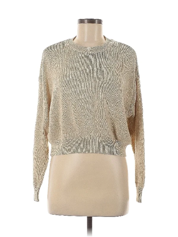 Pullover Sweater Lantern Sleeve Elegant