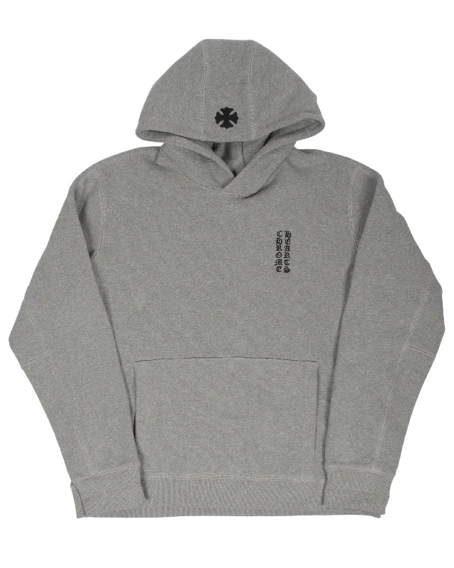 Cross Patch Hooded Sweatshirt Hoodie Crop Top Short Trendy