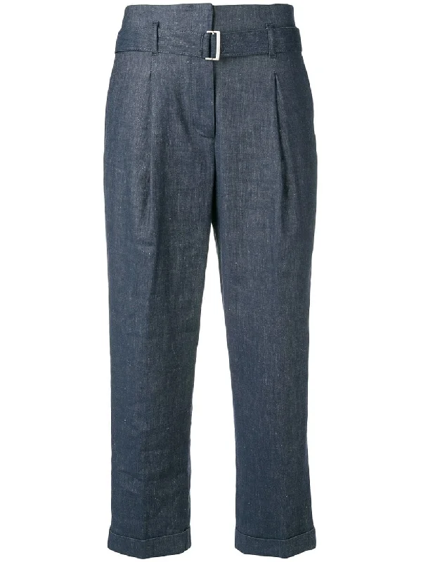 denim effect trousers Trousers trendy modern