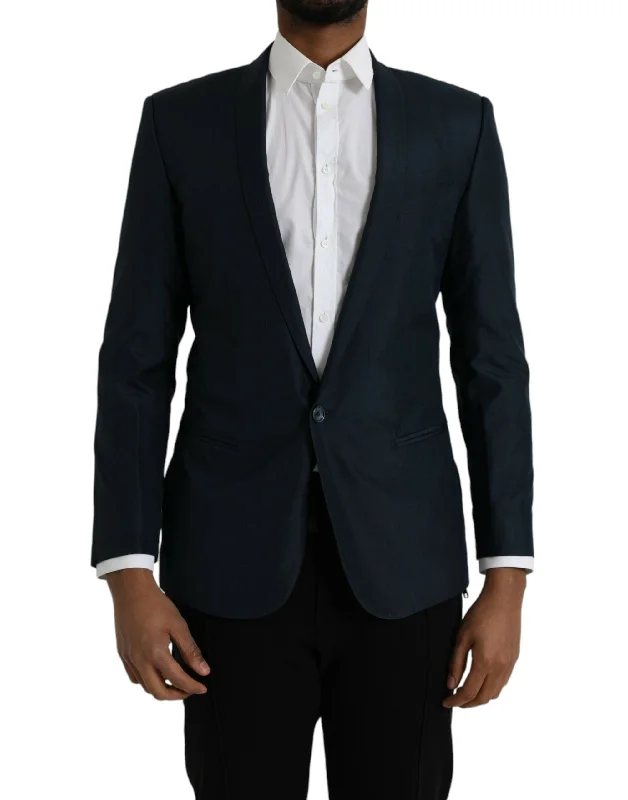 Blue Martini Shawl Single Breasted Blazer Fashionable Wool Shawl Cape
