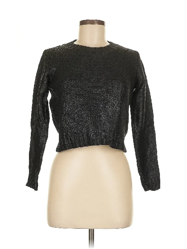 Pullover Sweater Fitted Ribbed Sweater