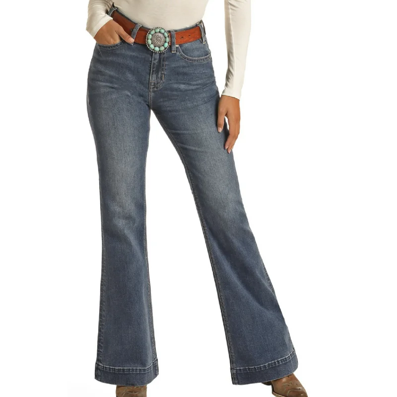 PANHANDLE JUNIOR HIGH RISE TROUSER- W8H3520 Trousers fashionable trendy