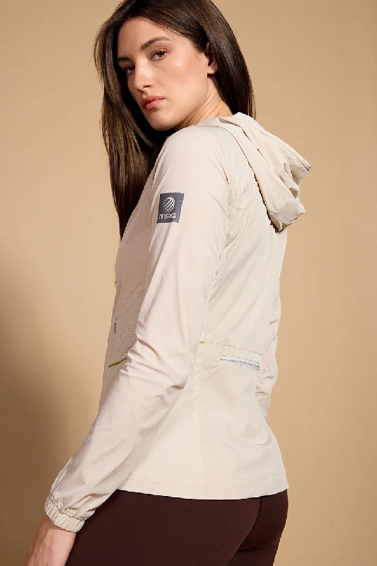 Quest Packable Jacket - Linen White Denim Jacket Leather Jacket Suede Jacket