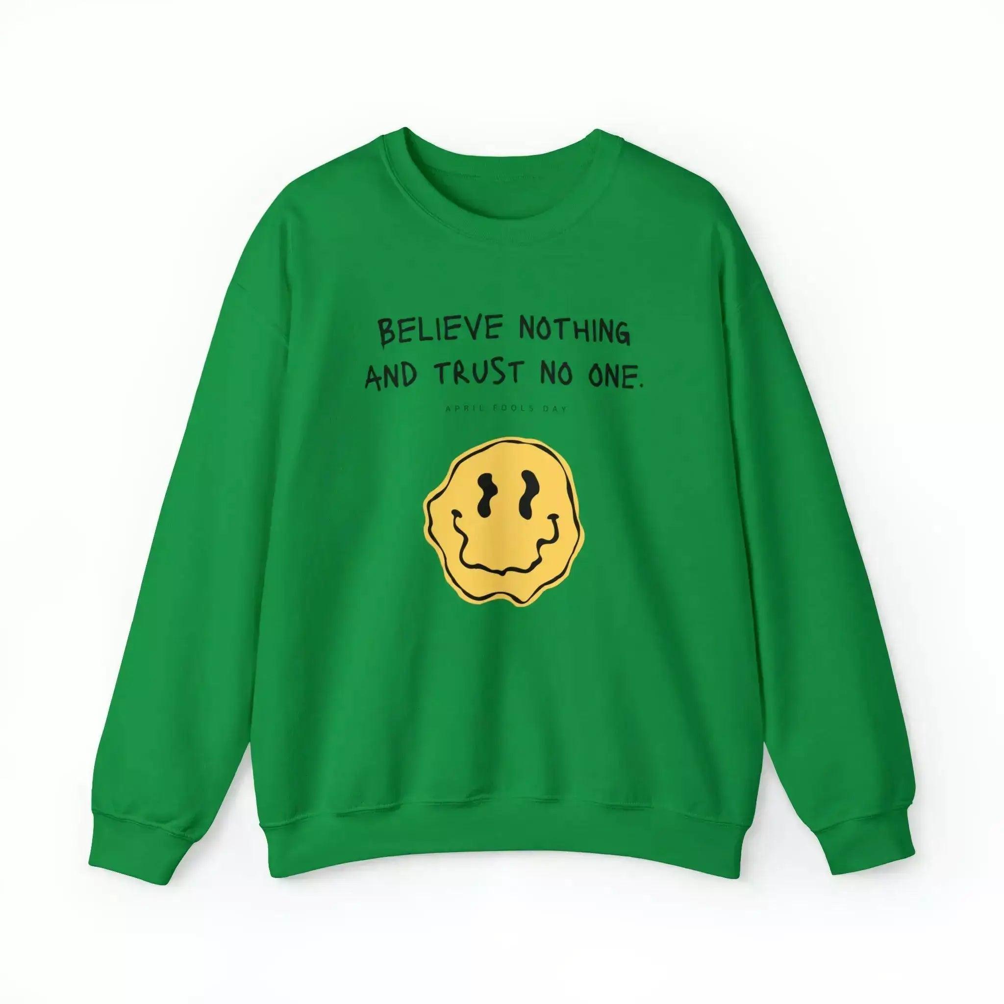 April Fool Sweatshirt Cotton Hoodie Fleece Lining Warmth