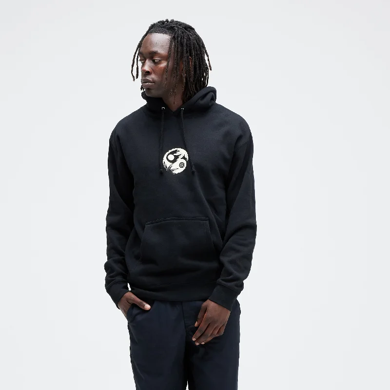 OPPOSITES HOODIE Hoodie with Double Zipper Versatile Adjustable