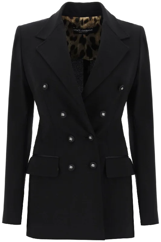 Dolce & Gabbana Women's Turlington Jacket In Milano Stitch Plaid Jacket Tartan Jacket Houndstooth Jacket Dolce & Gabbana Women's Turlington Jacket In Milano Stitch Plaid Jacket Tartan Jacket Houndstooth Jacket