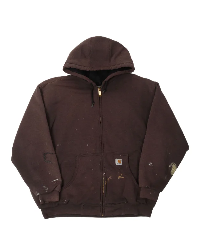 Carhartt Mesh Lined Zip Up Hoodie Oversized Hoodie Comfort Casual