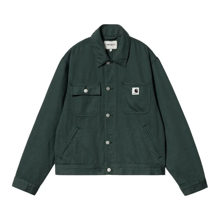 Carhartt WIP Women's Saledo Jacket Plaid Jacket Tartan Jacket Houndstooth Jacket