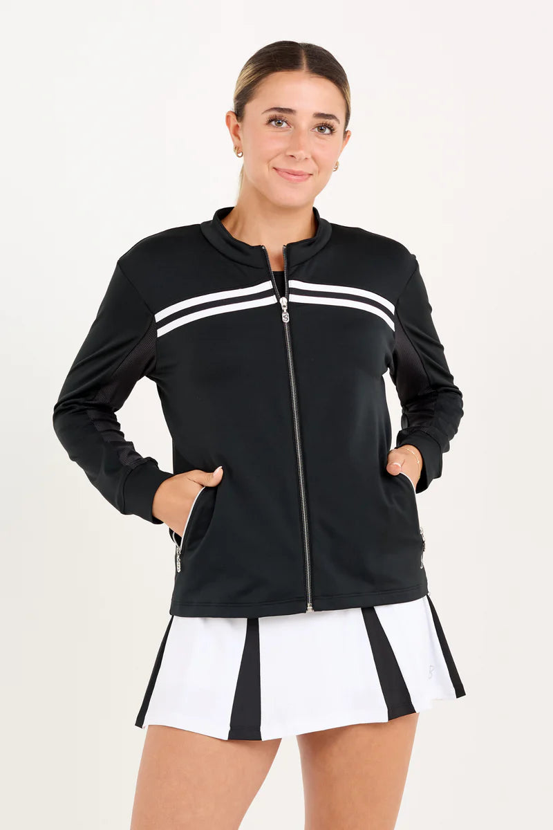 Women's Sofibella Jacket - Monochrome Satin Jacket Silk Jacket Chiffon Jacket