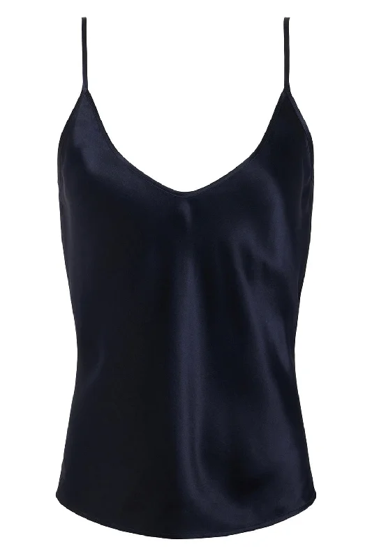 Lexi Tank - Midnight flirty tank top
