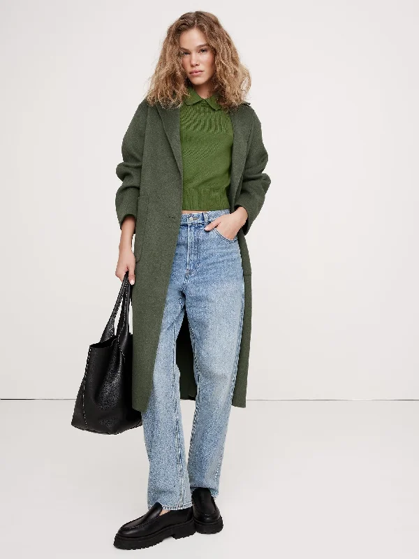 Cotton-Silk Sweater Polo Collared Crew Neck Turtle Neck
