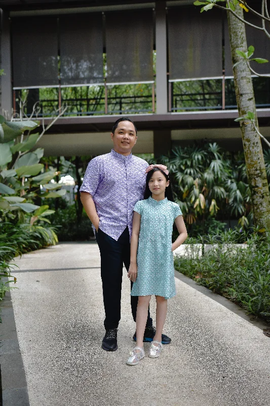 STARS Mint Sleeve Girl Dress