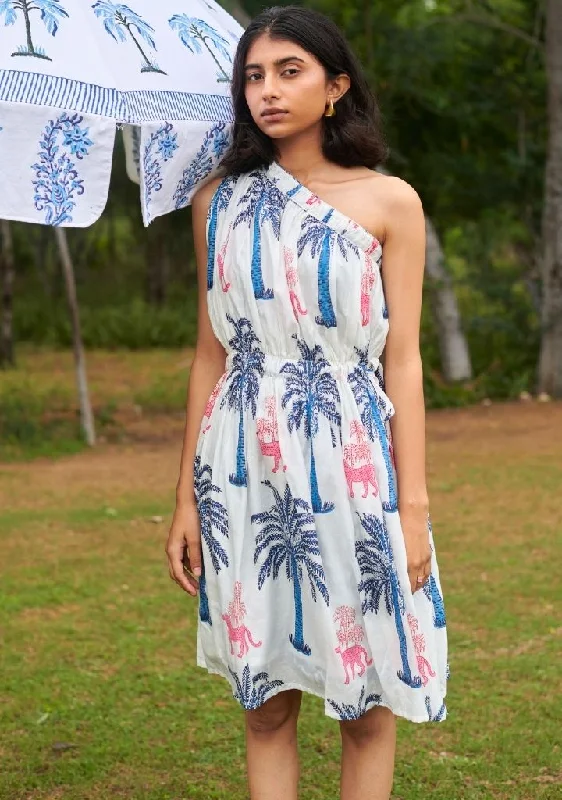 Pink Panther Pleated Dress